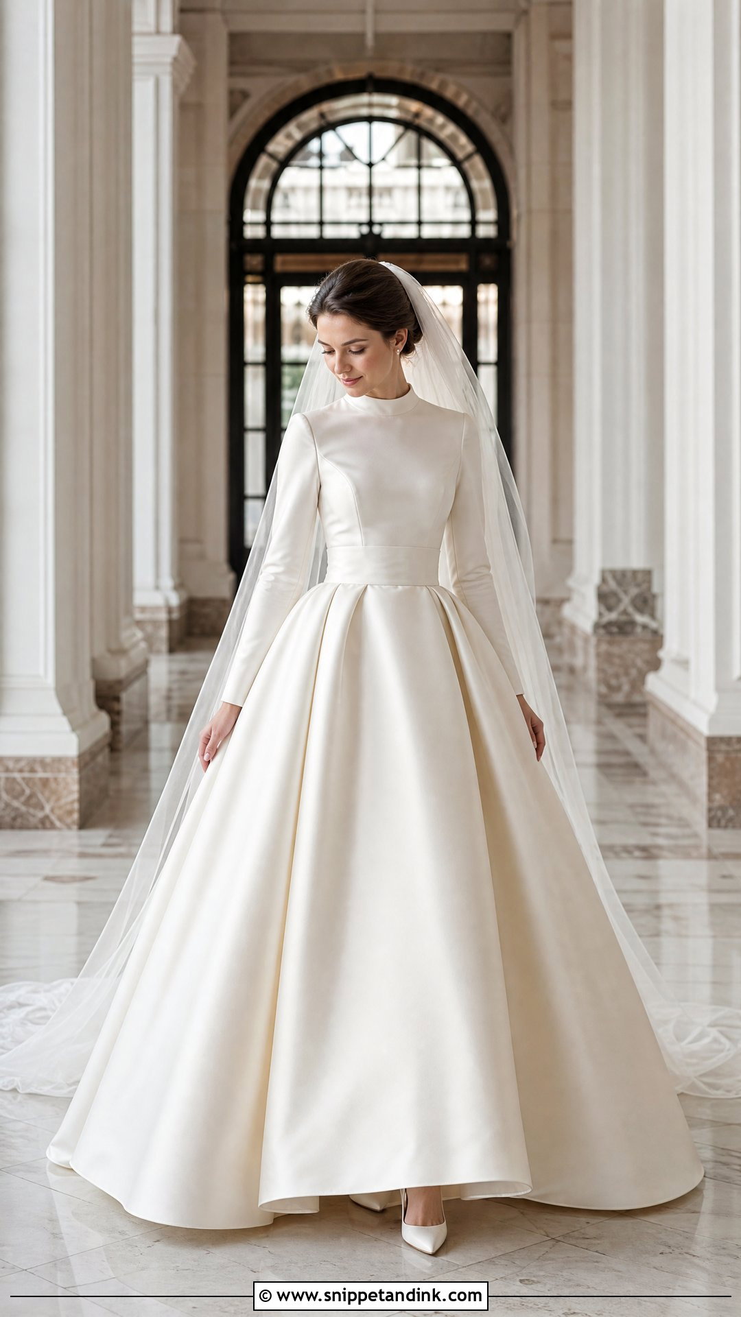 Modest Ball Gown Bridal Dress - Snippet and Ink - 25 Modest Bridal Dresses