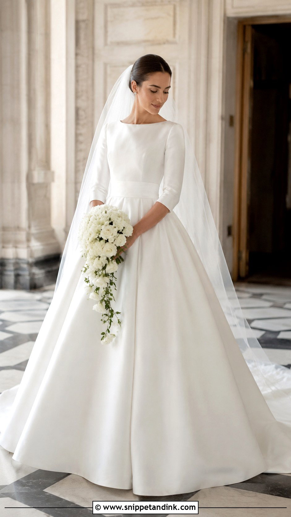 Modest Ball Gown Christian Wedding Dress - Snippet and Ink - 20 Christian Gowns Wedding Dresses