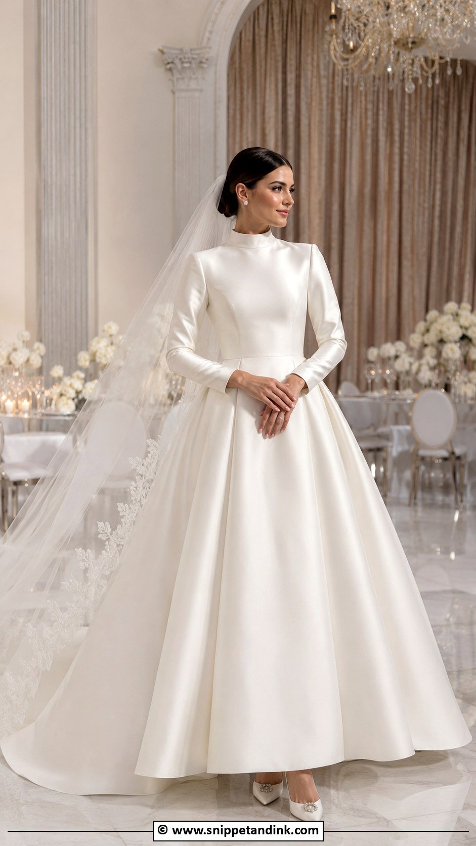 Modest Ball Gown Wedding Dress - Snippet and Ink - 30 Modest Wedding Dress Ideas