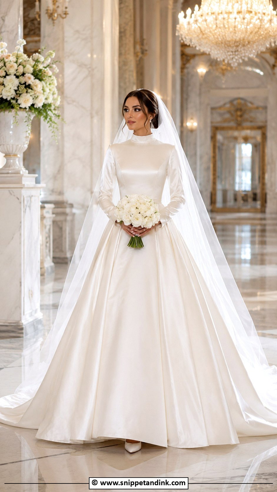 Modest Ball Gown Wedding Dress - Snippet and Ink - 35 Modest Wedding Dresses