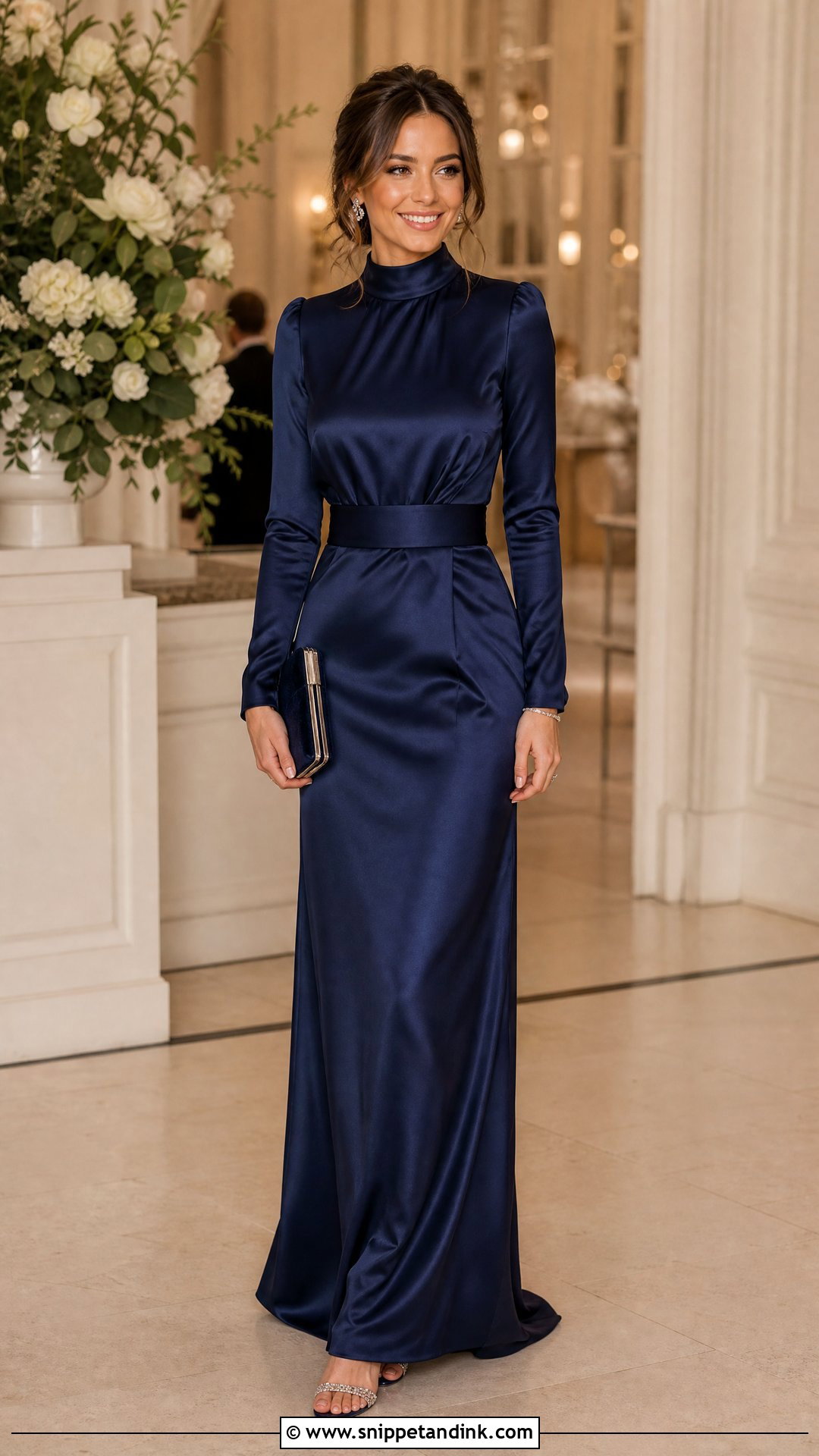 Modest Black Tie Wedding Outfit - Snippet and Ink - 25 Modest Wedding Ideas