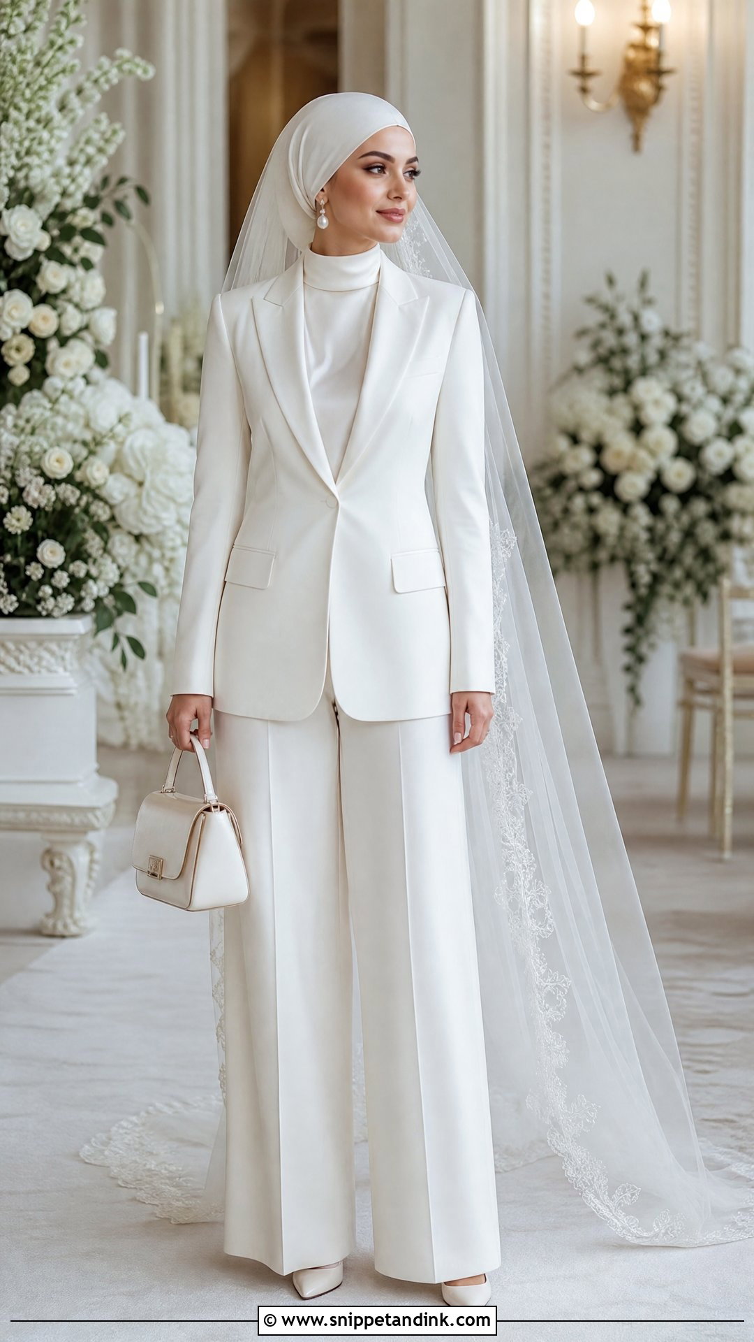 Modest Bridal Suit - Snippet and Ink - 20 Suit Wedding Dresses