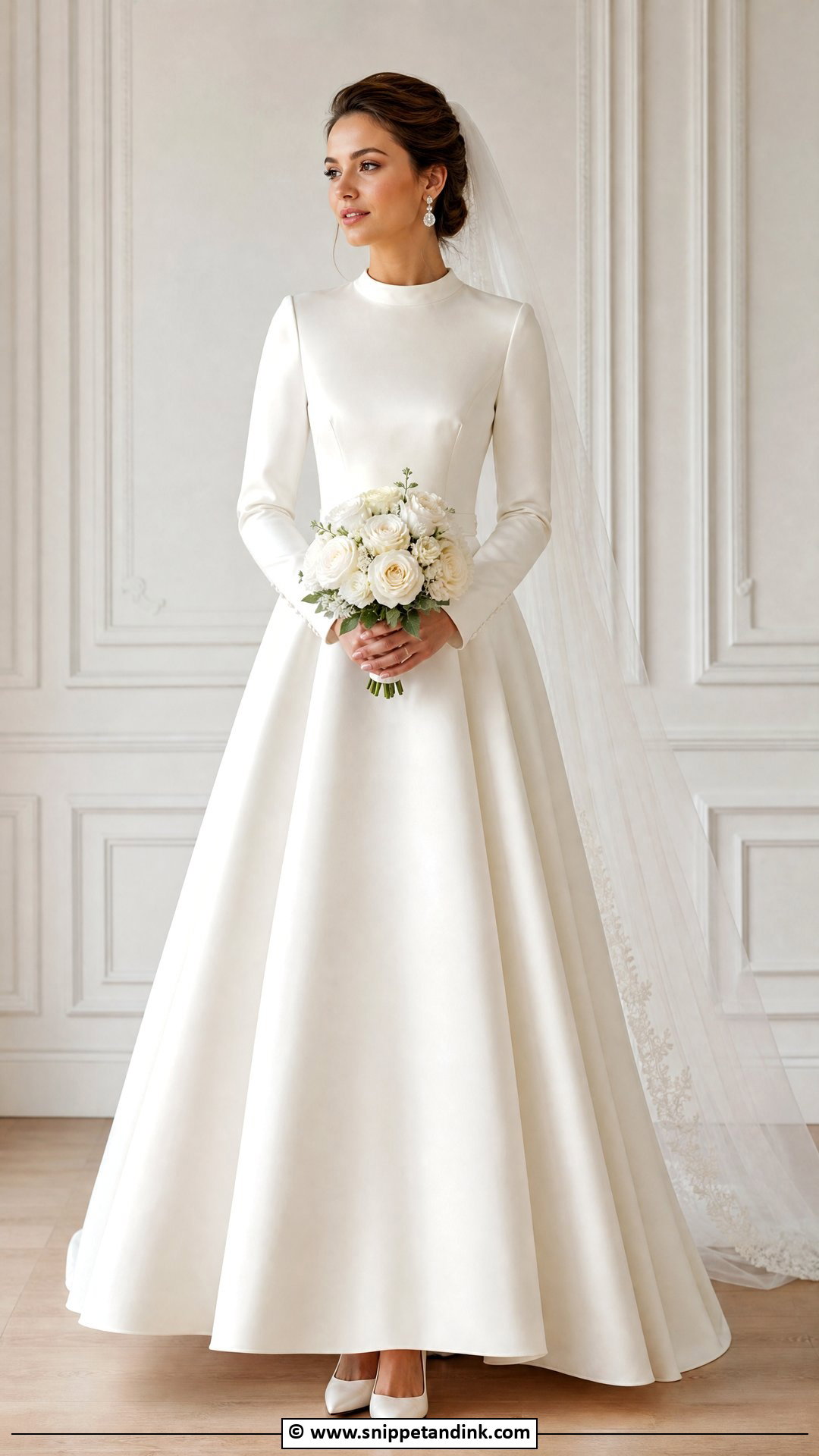 Modest Bride Dress - Snippet and Ink - 35 Bride Dresses