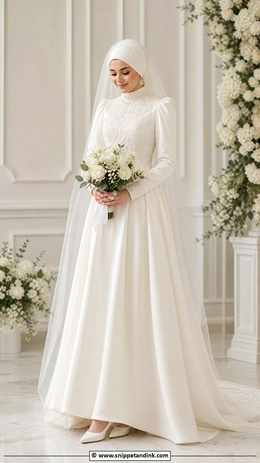 Modest Bride Dress - Snippet and Ink - 35 Bride Dress Ideas