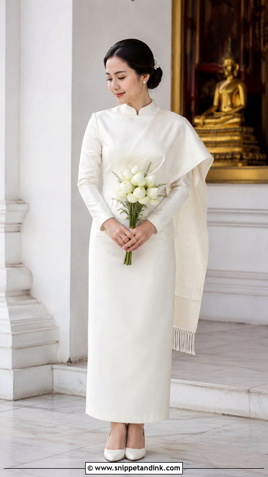 Modest Buddhist Wedding Dress - Snippet and Ink - 25 Buddhist Wedding Dress Ideas