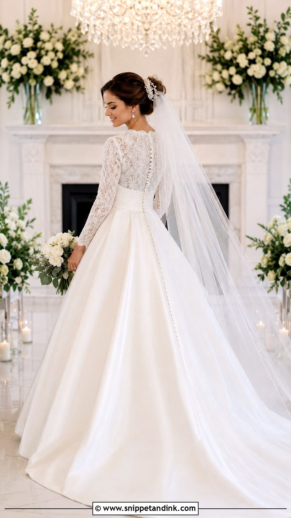 Modest Cinderella Wedding Dress - Snippet and Ink - 20 Cinderella Dress Wedding Ideas