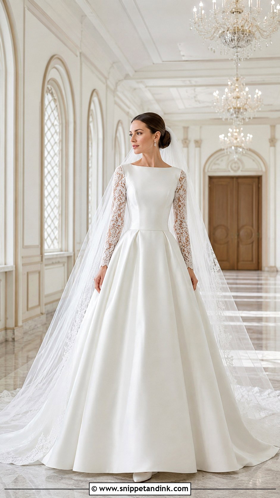 Modest Corset Ball Gown Wedding Dress - Snippet and Ink - 20 Corset Ball Gown Wedding Dress Ideas