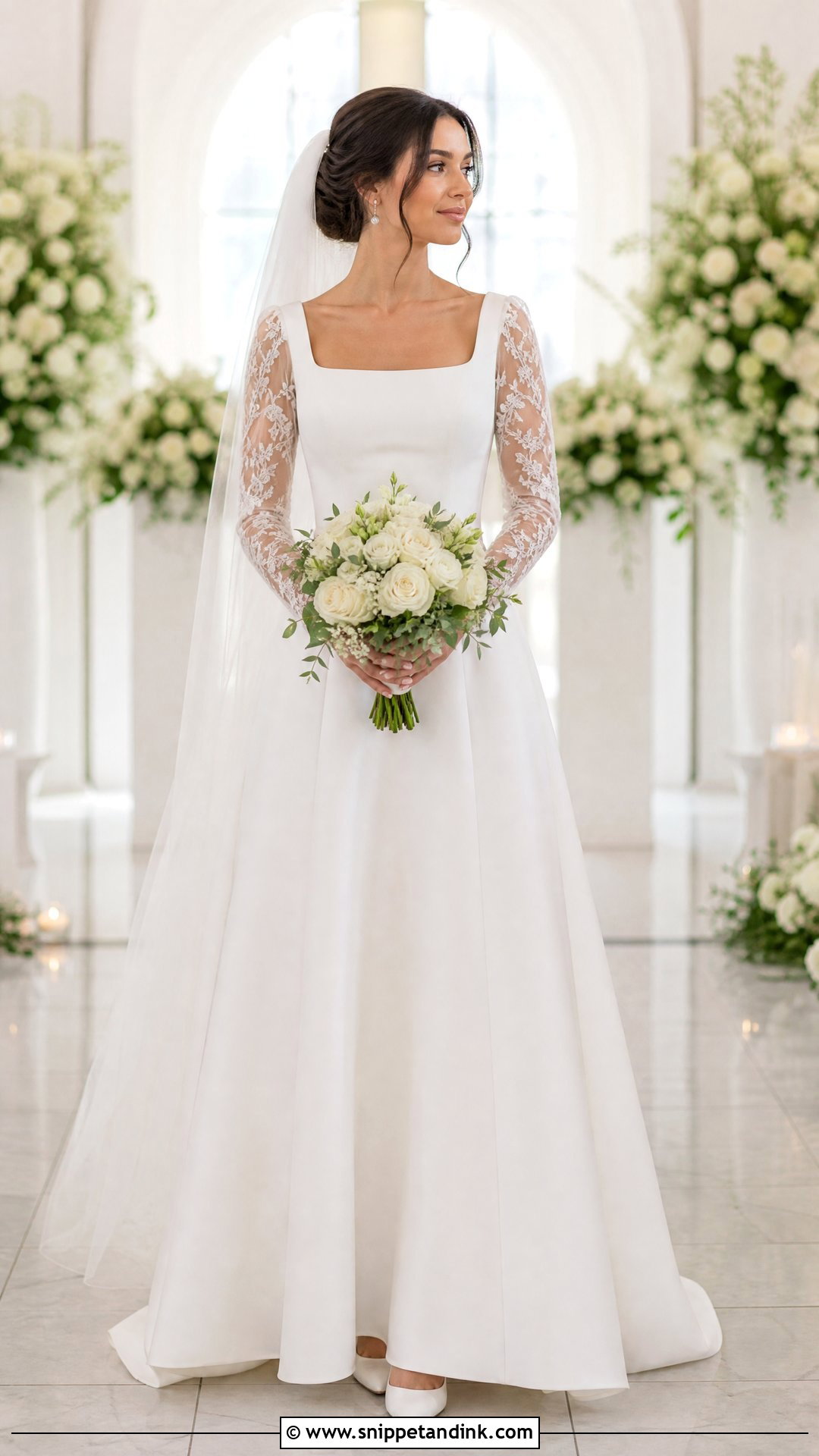 Modest Corset Top Wedding Dress - Snippet and Ink - 20 Wedding Dresses with Corset Top