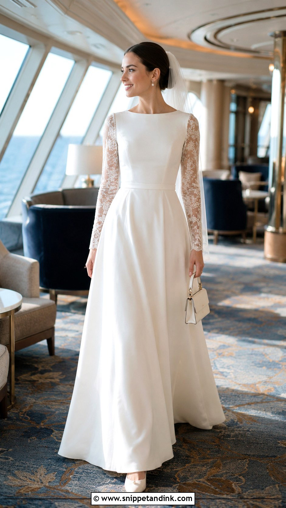 Modest Cruise Wedding Dress - Snippet and Ink - 20 Cruise Wedding Dress Ideas