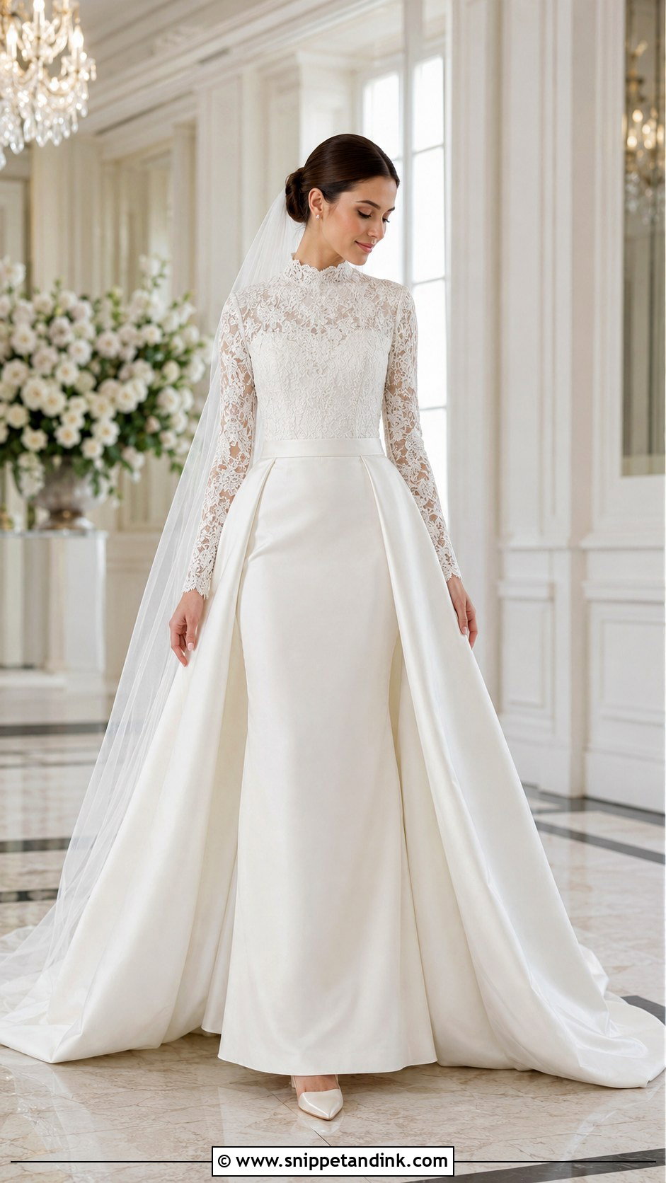 Modest Detachable 2 Piece Wedding Dress - Snippet and Ink - 20 Detachable 2 Piece Wedding Dress Ideas
