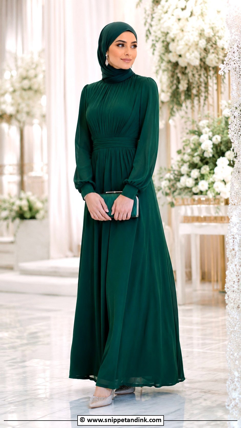 Modest Formal Wedding Guest Outfit - Snippet and Ink - 30 Formal Wedding Attire Ideas