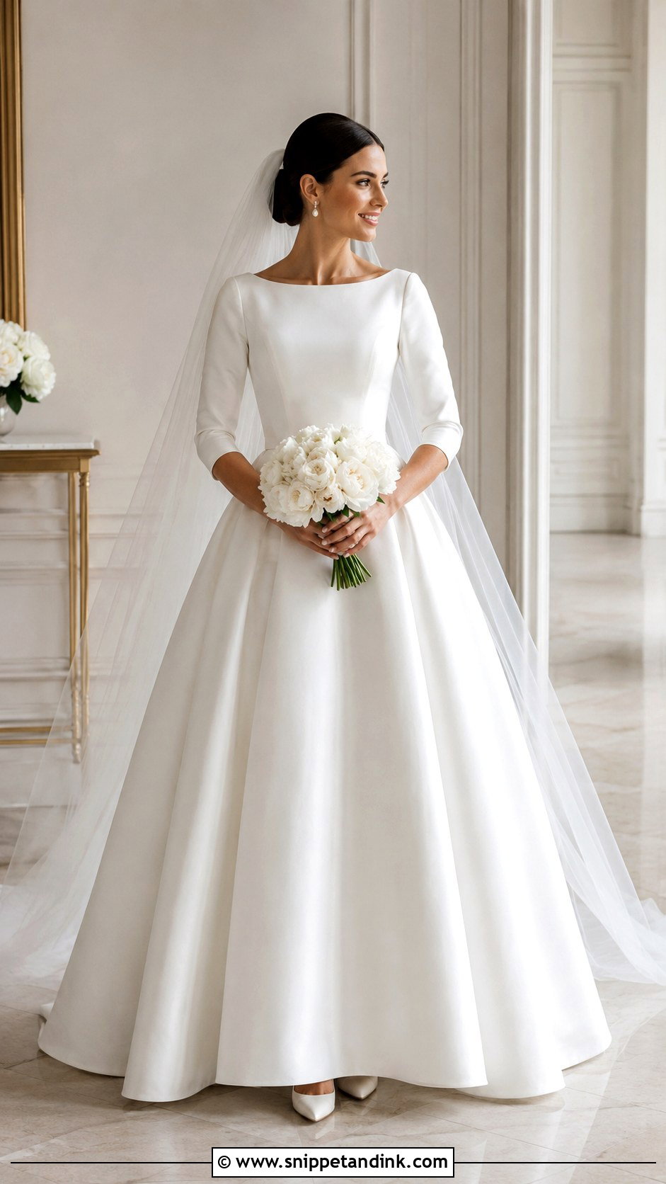 Modest Full Skirt Wedding Dress - Snippet and Ink - 20 Full Skirt Wedding Dress Ideas