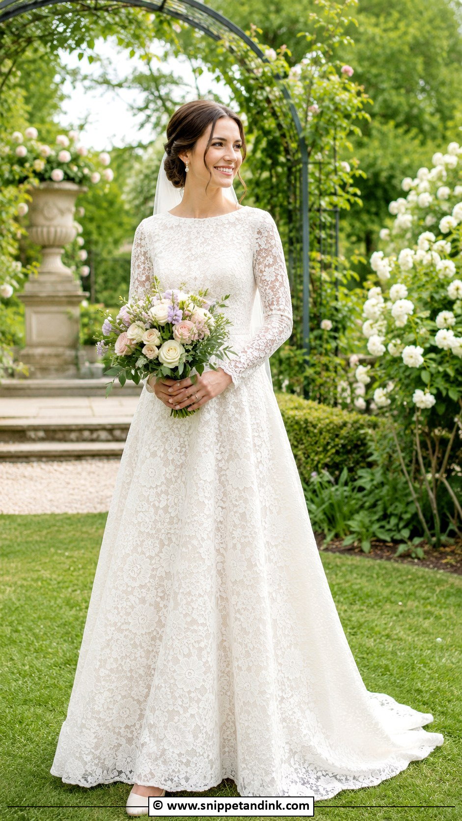 Modest Garden Wedding Dress - Snippet and Ink - 30 Modest Wedding Dress Ideas