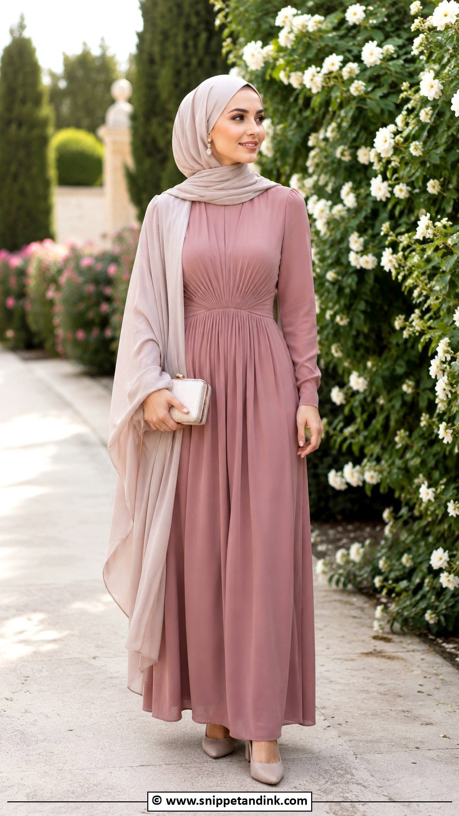 Modest Garden Wedding Dress With Closed Toe Heels - Snippet and Ink - 30 Garden Wedding Dress Ideas