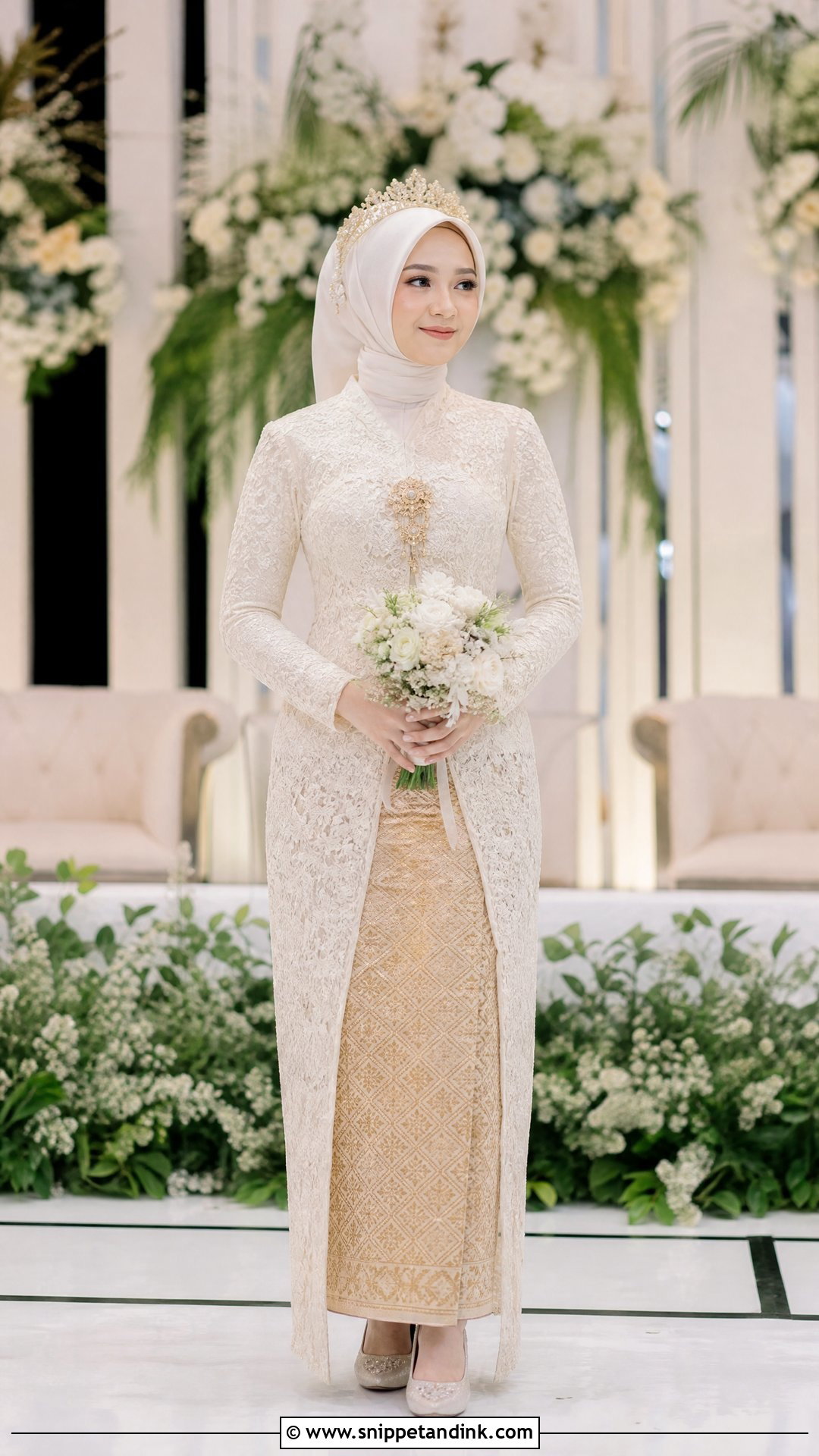 Modest Hijab Indonesian Wedding Dress - Snippet and Ink - 20 Indonesian Wedding Dress Ideas