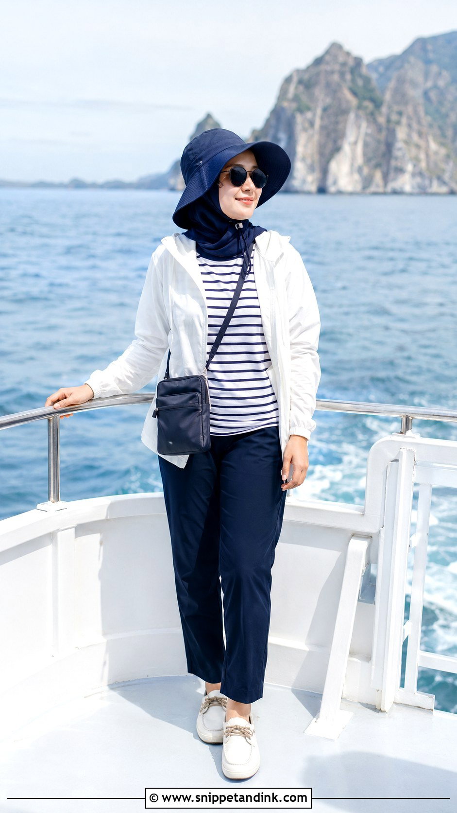 Modest Honeymoon Boat Trip Outfit - Snippet and Ink - 20 Modest Honeymoon Outfits
