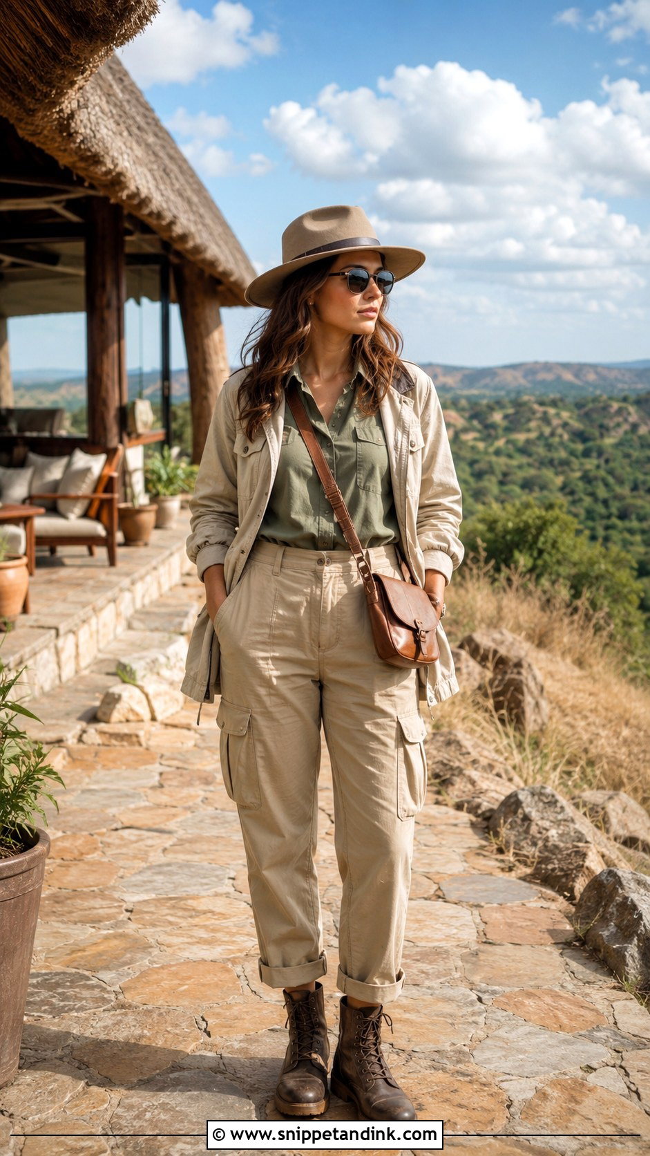 Modest Honeymoon Safari Outfit - Snippet and Ink - 20 Modest Honeymoon Outfits