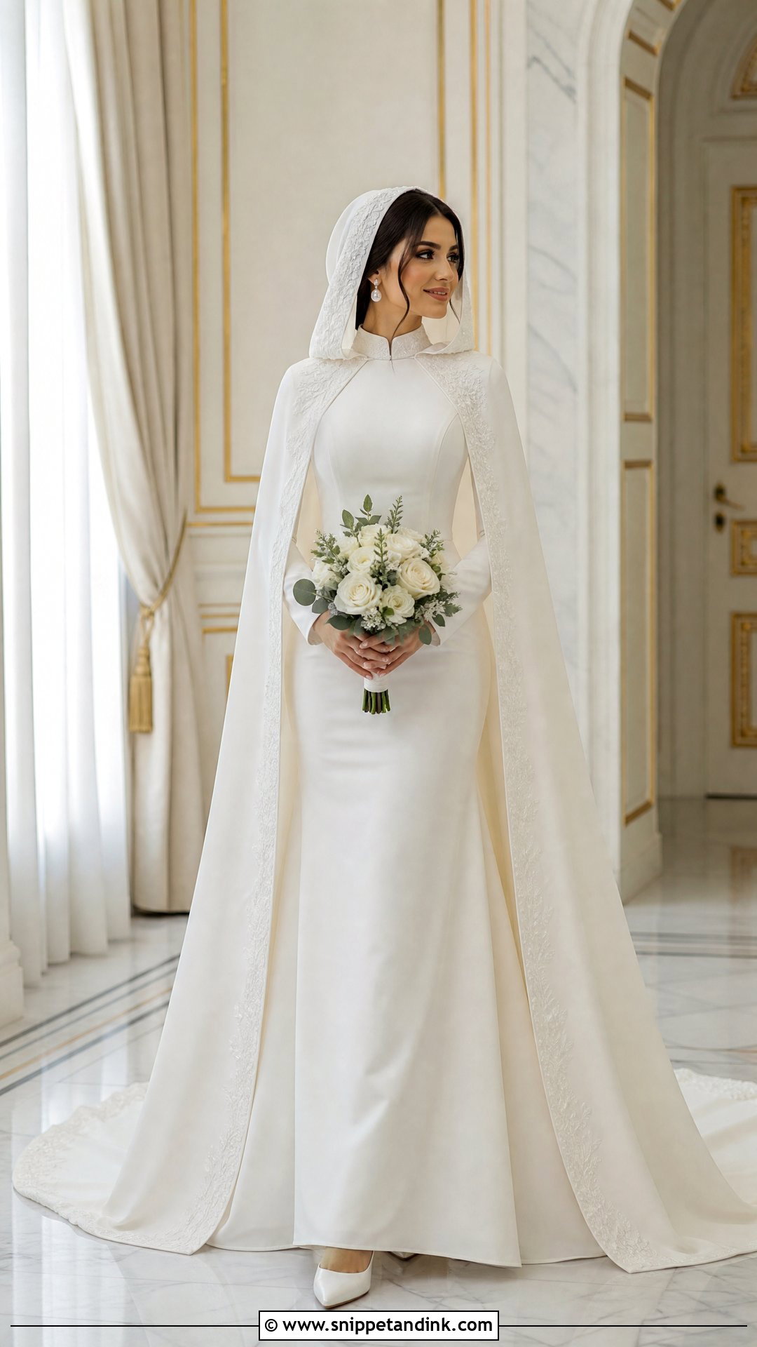 Modest Hooded Wedding Dress - Snippet and Ink - 20 Wedding Dress with Hood Ideas