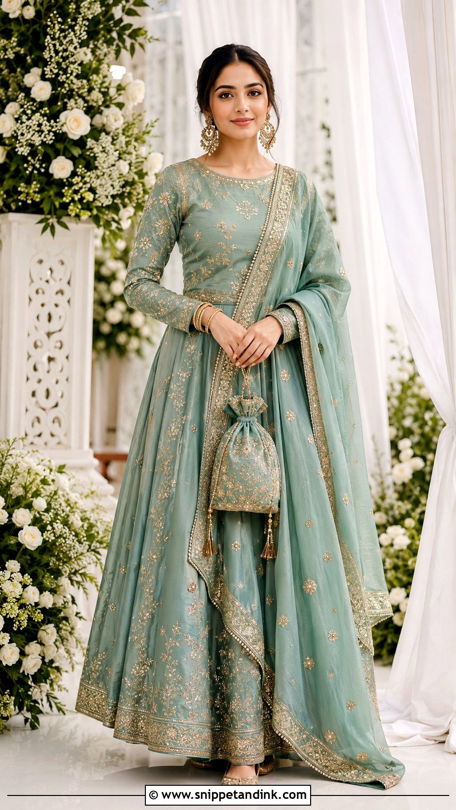 Modest Indian Skirt Top Wedding Outfit - Snippet and Ink - 20 Indian Skirt Top Wedding Outfit Ideas