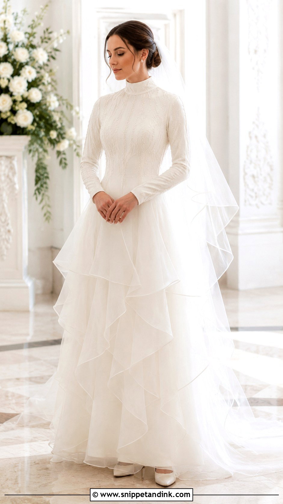 Modest Jellyfish Wedding Dress - Snippet and Ink - 20 Jellyfish Wedding Dress Ideas