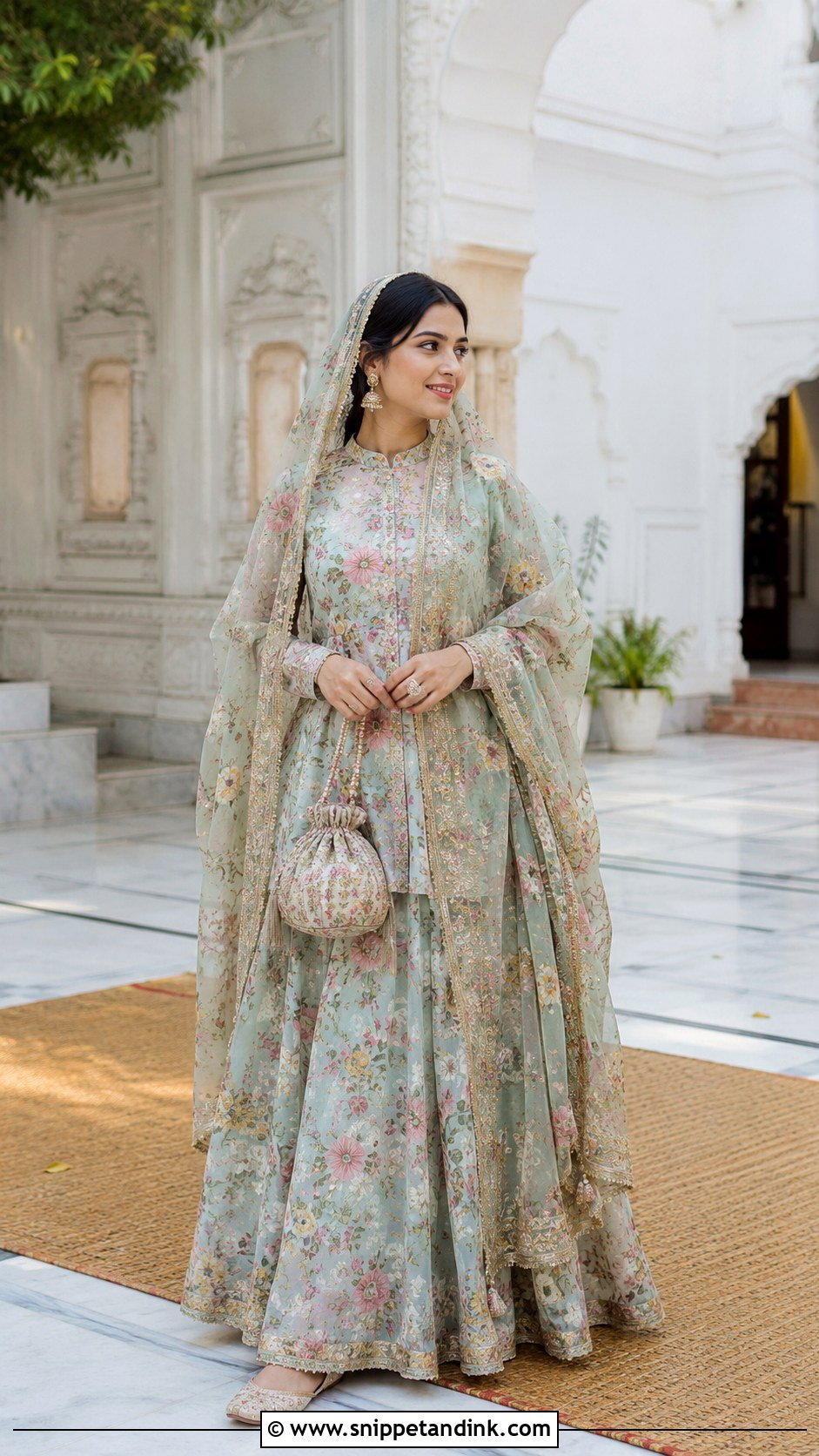 Modest Lehenga Outfit For Gurdwara Wedding - Snippet and Ink - 20 Gurdwara Wedding Outfit Ideas