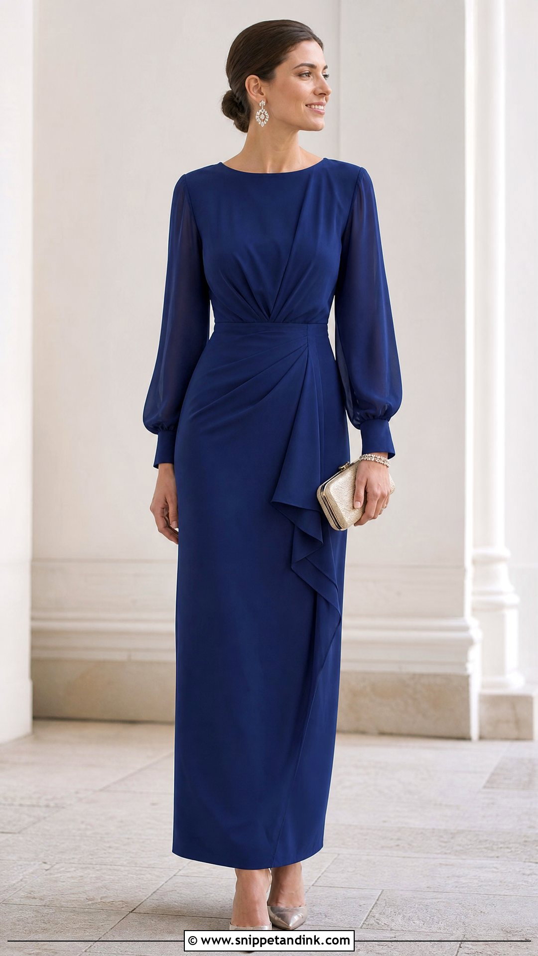 Modest Long Sleeve Sister Wedding Dress - Snippet and Ink - 20 Sister Wedding Dresses