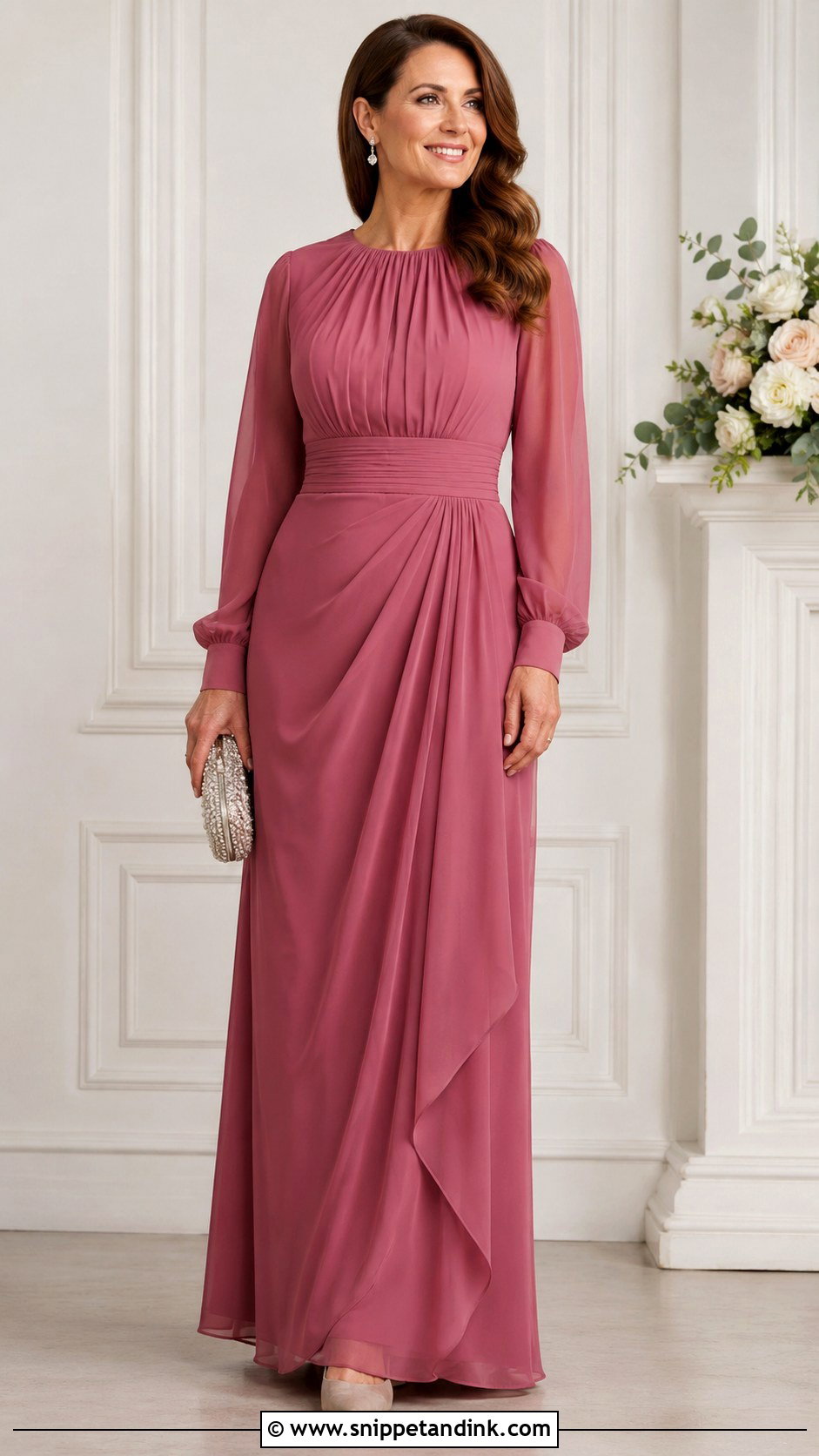 Modest Long Sleeve Sister of the Bride Dress - Snippet and Ink - 20 Dress Sister of the Bride Ideas