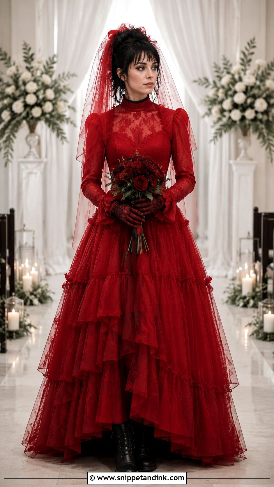 Modest Lydia Deetz Wedding Dress - Snippet and Ink - 20 Lydia Deetz Wedding Dress Ideas
