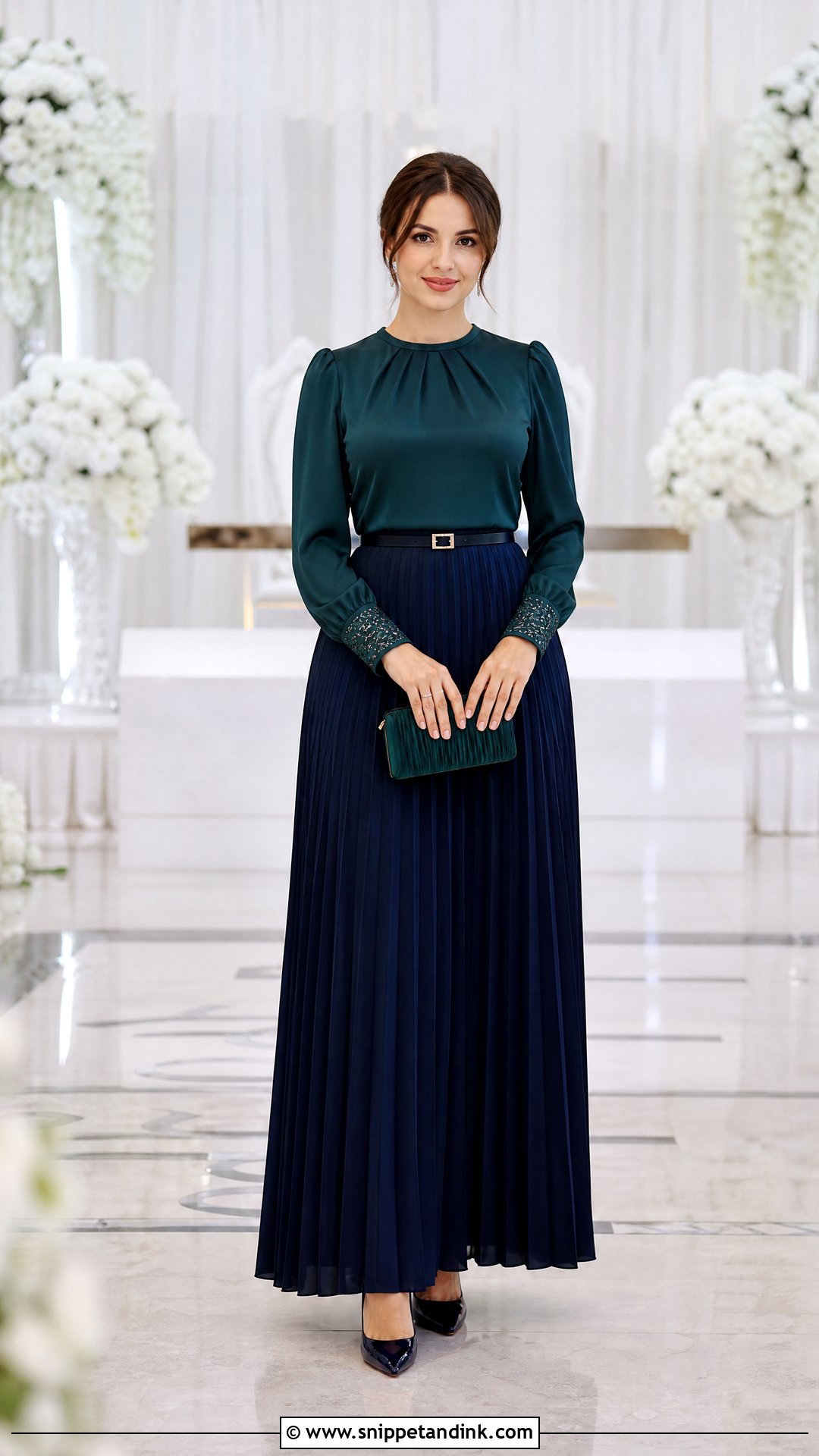 Modest Maxi Skirt Wedding Outfit - Snippet and Ink - 20 Skirt Wedding Outfit Ideas