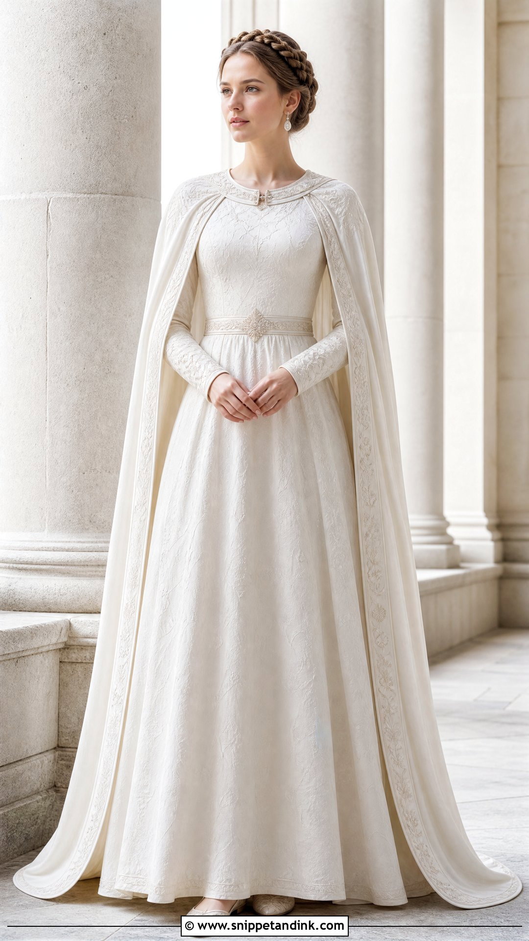 Modest Medieval Fantasy Wedding Dress - Snippet and Ink - 25 Medieval Fantasy Wedding Dress Ideas