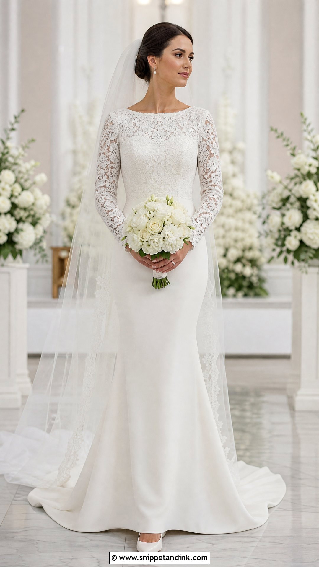 Modest Mermaid Wedding Dress - Snippet and Ink - 20 Dream Wedding Dresses Mermaid