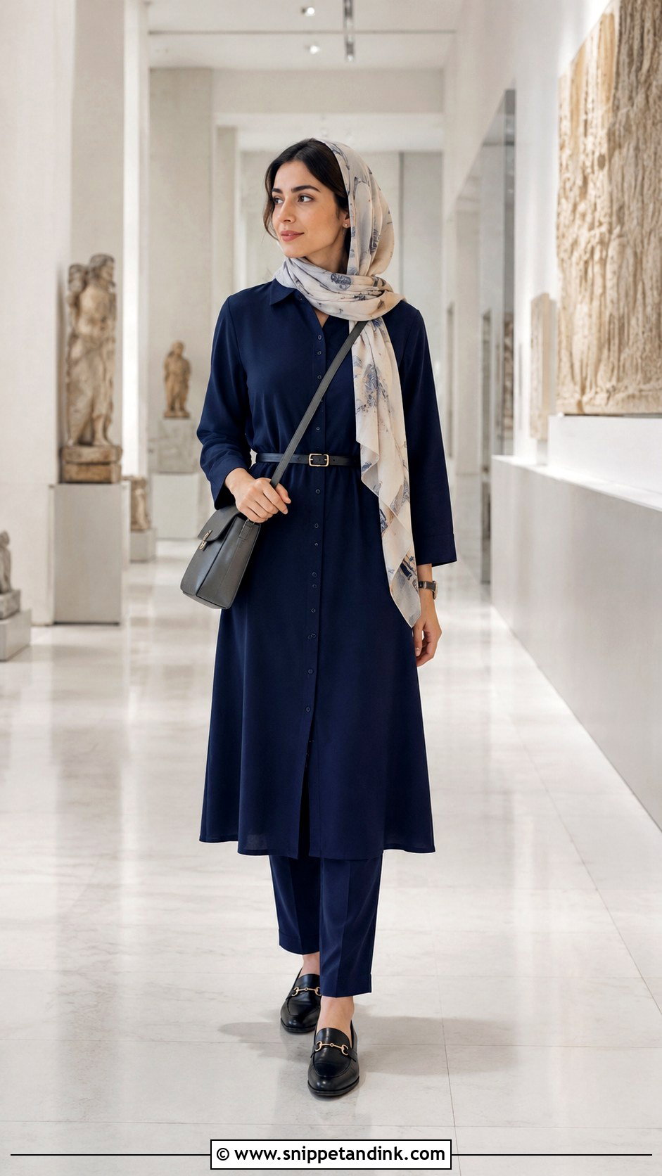 Modest Museum Day Honeymoon Outfit - Snippet and Ink - 20 Modest Honeymoon Outfits