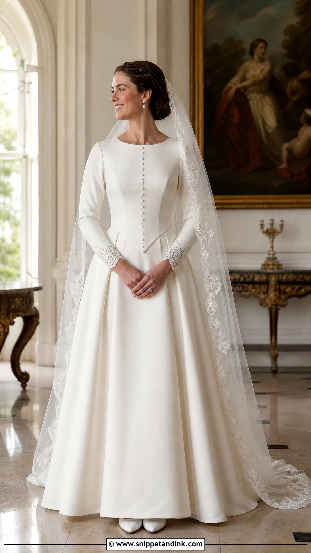 Modest Outlander Wedding Dress - Snippet and Ink - 20 Outlander Wedding Dress Ideas
