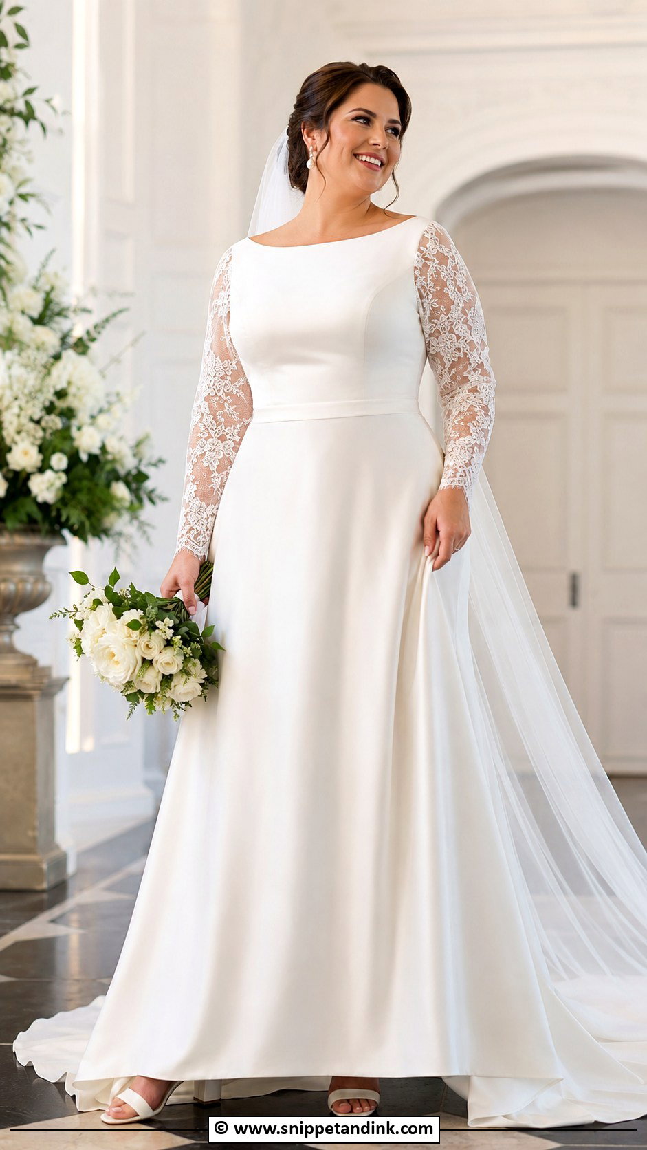 Modest Plus Size Wedding Dress - Snippet and Ink - 30 Conservative Wedding Dress Ideas
