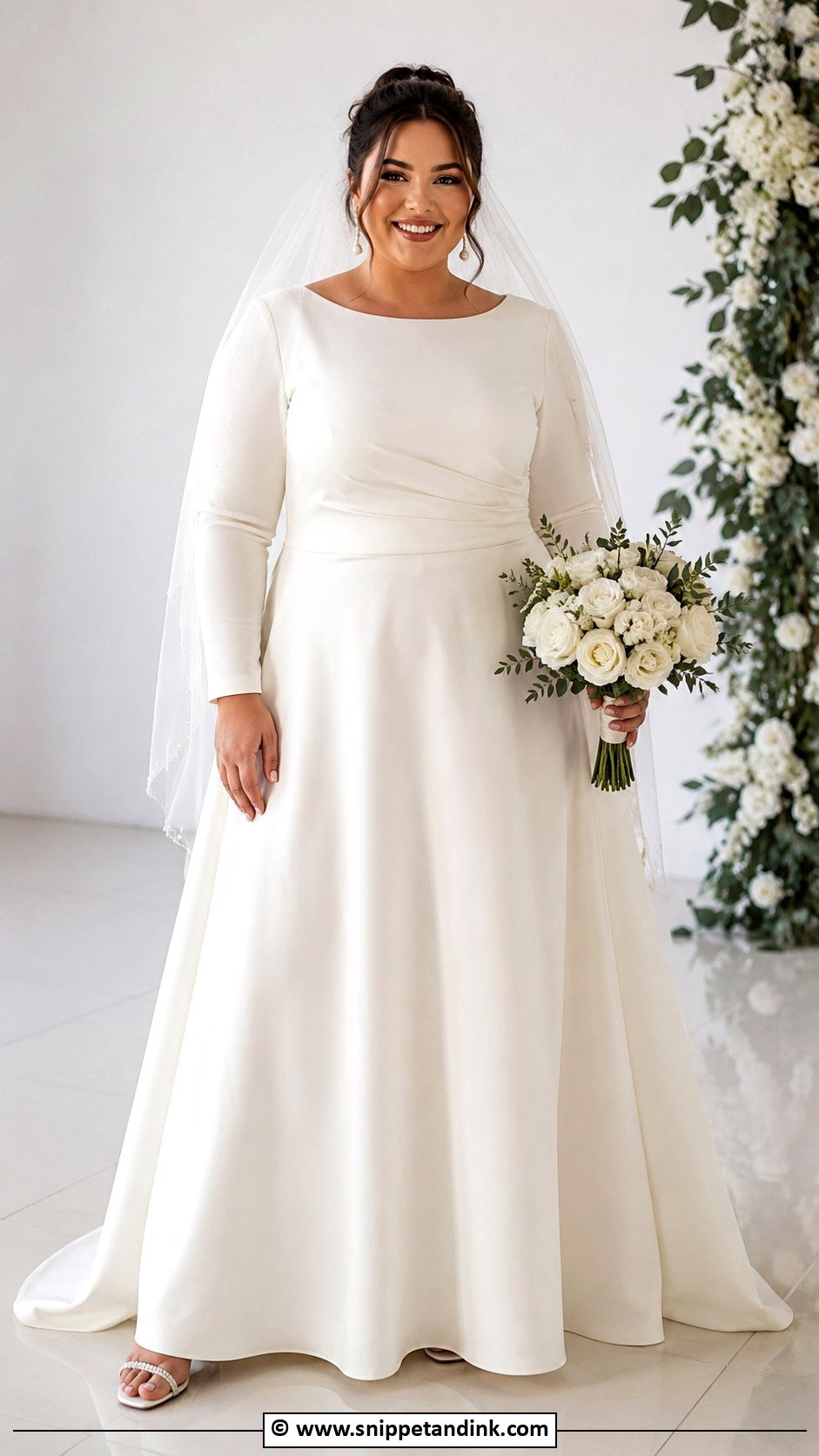 Modest Plus Size Wedding Dress - Snippet and Ink - 25 Elegant Modest Wedding Dresses