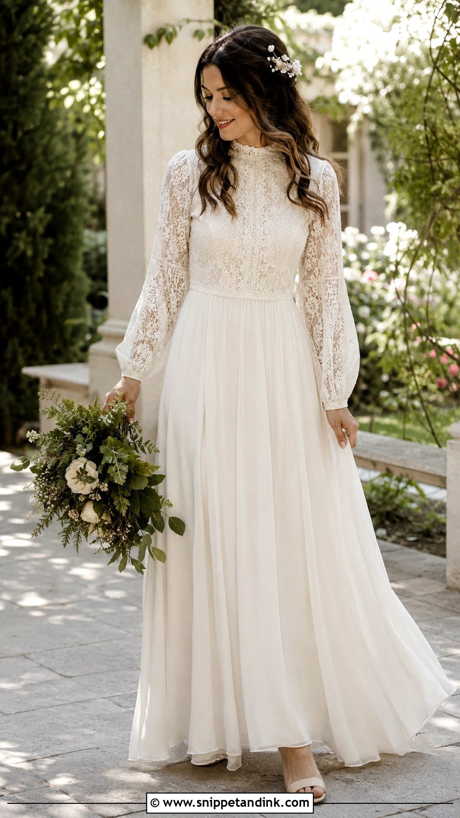 Modest Plus Size Wedding Gown - Snippet and Ink - 25 Modest Wedding Gowns
