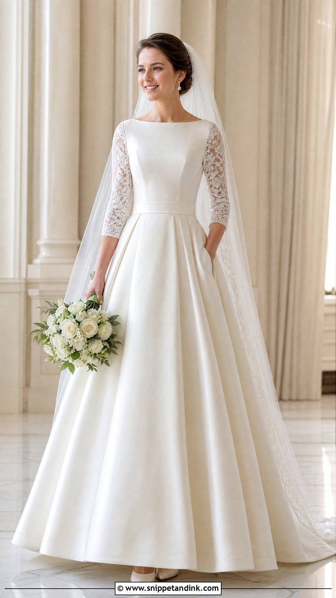 Modest Princess Wedding Dress - Snippet and Ink - 20 Princess Style Wedding Dress Ideas