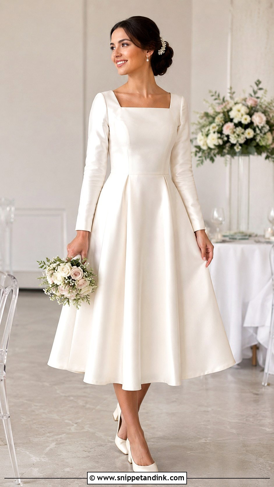 Modest Reception Wedding Dress - Snippet and Ink - 25 Modest Bride Dress Ideas