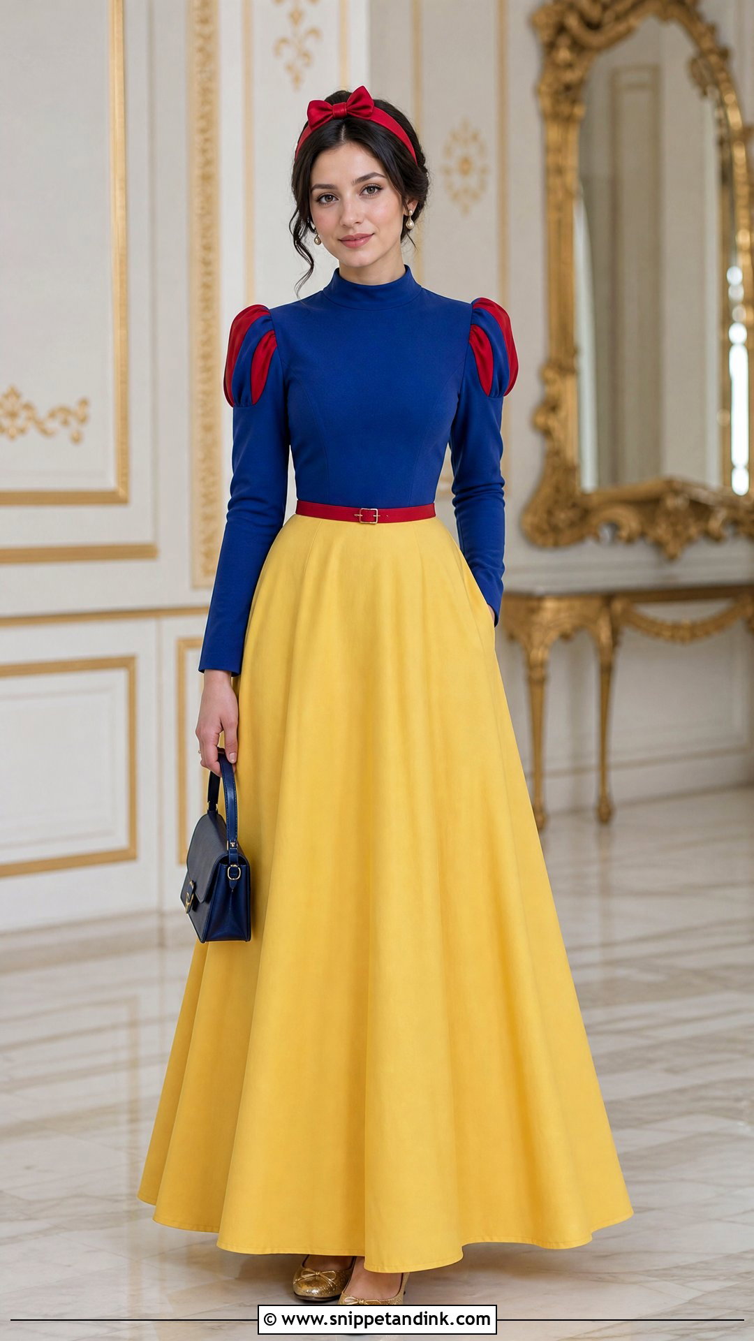 Modest Snow White Gown - Snippet and Ink - 20 Snow White Gown Ideas