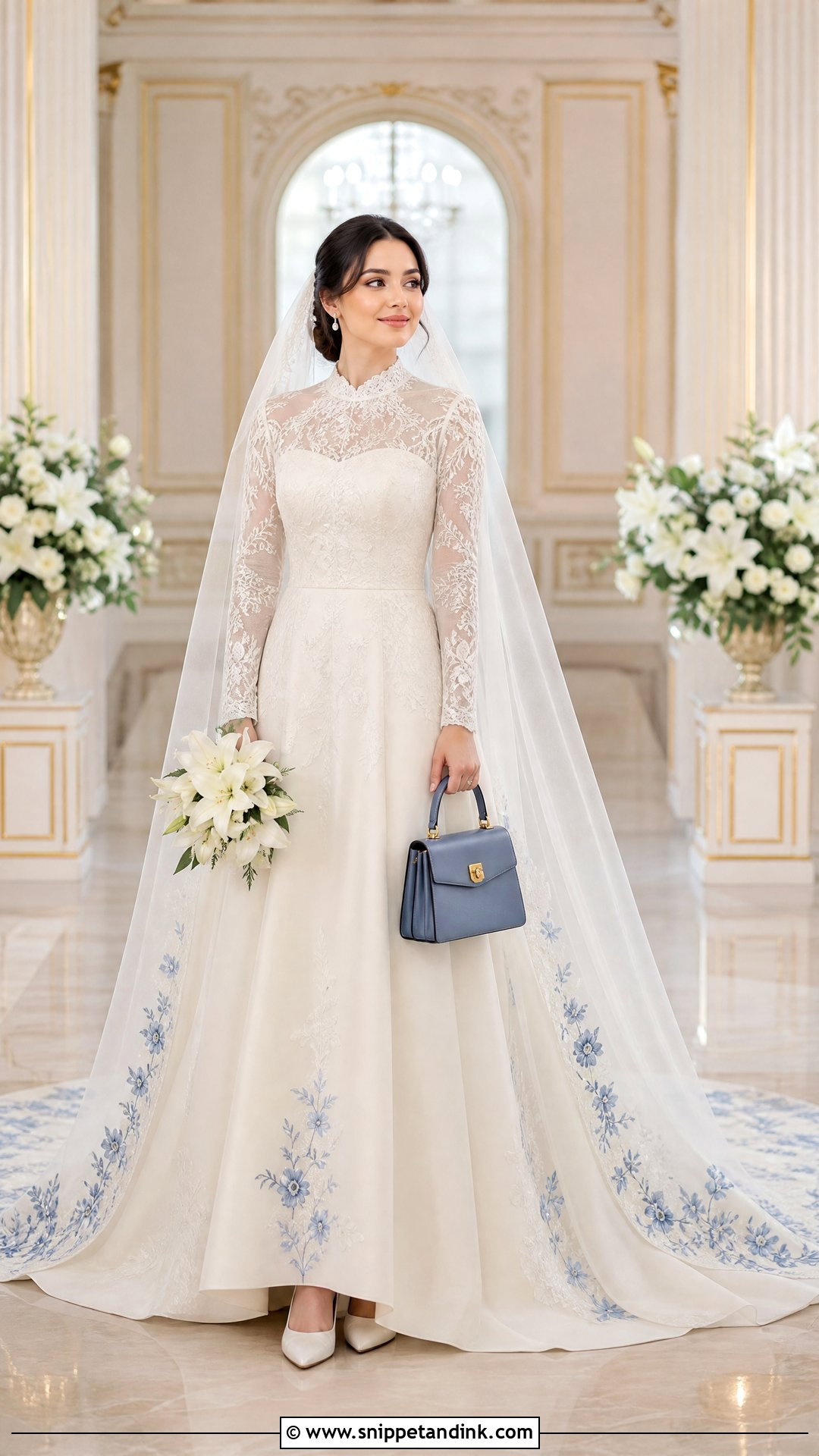 Modest Stitch Wedding Dress - Snippet and Ink - 20 Stitch Wedding Dress Ideas