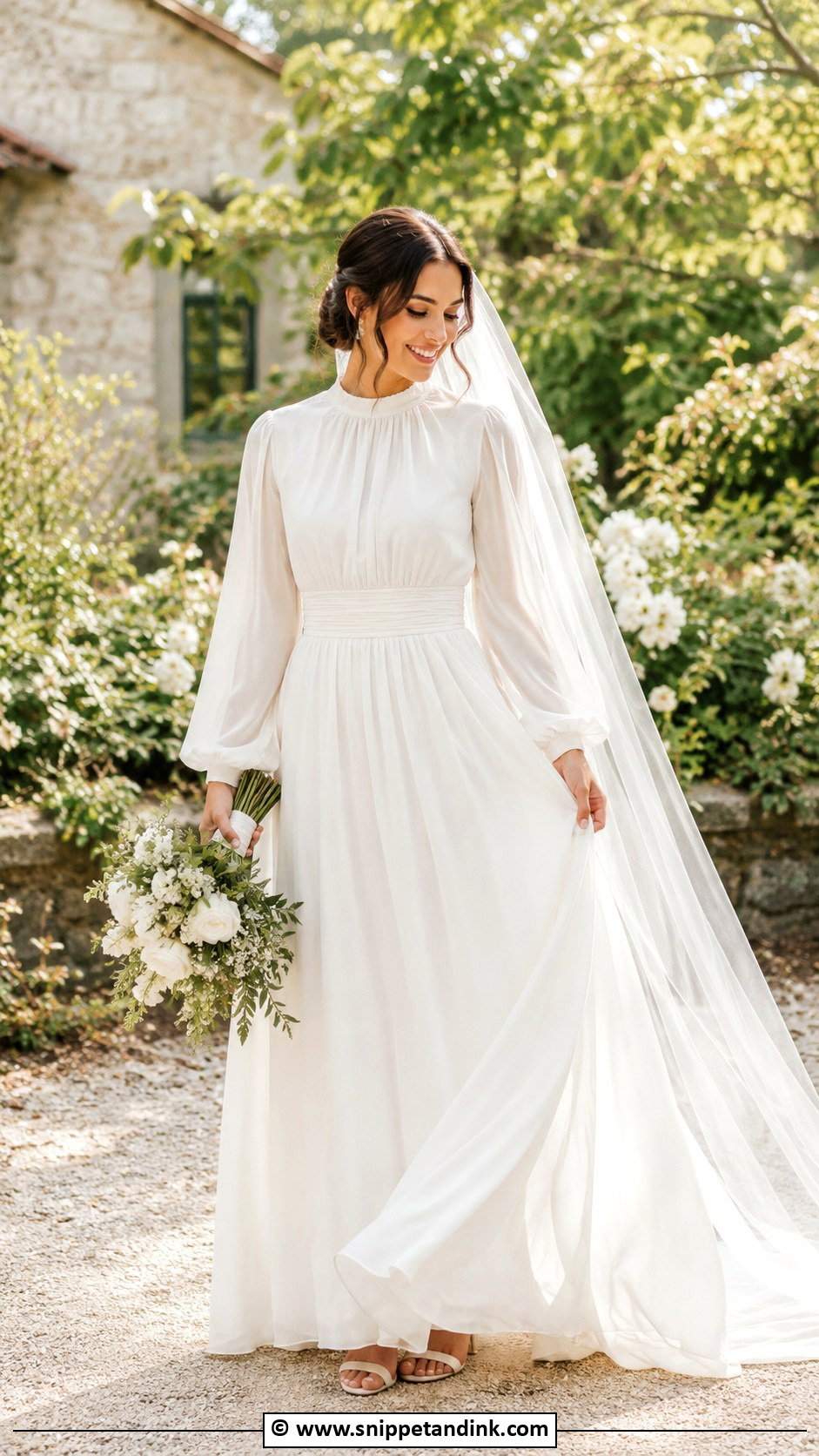 Modest Summer Wedding Dress - Snippet and Ink - 30 Modest Wedding Dress Ideas