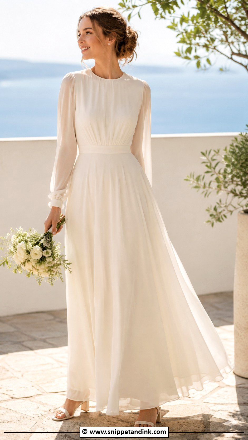 Modest Summer Wedding Dress - Snippet and Ink - 35 Modest Wedding Dresses