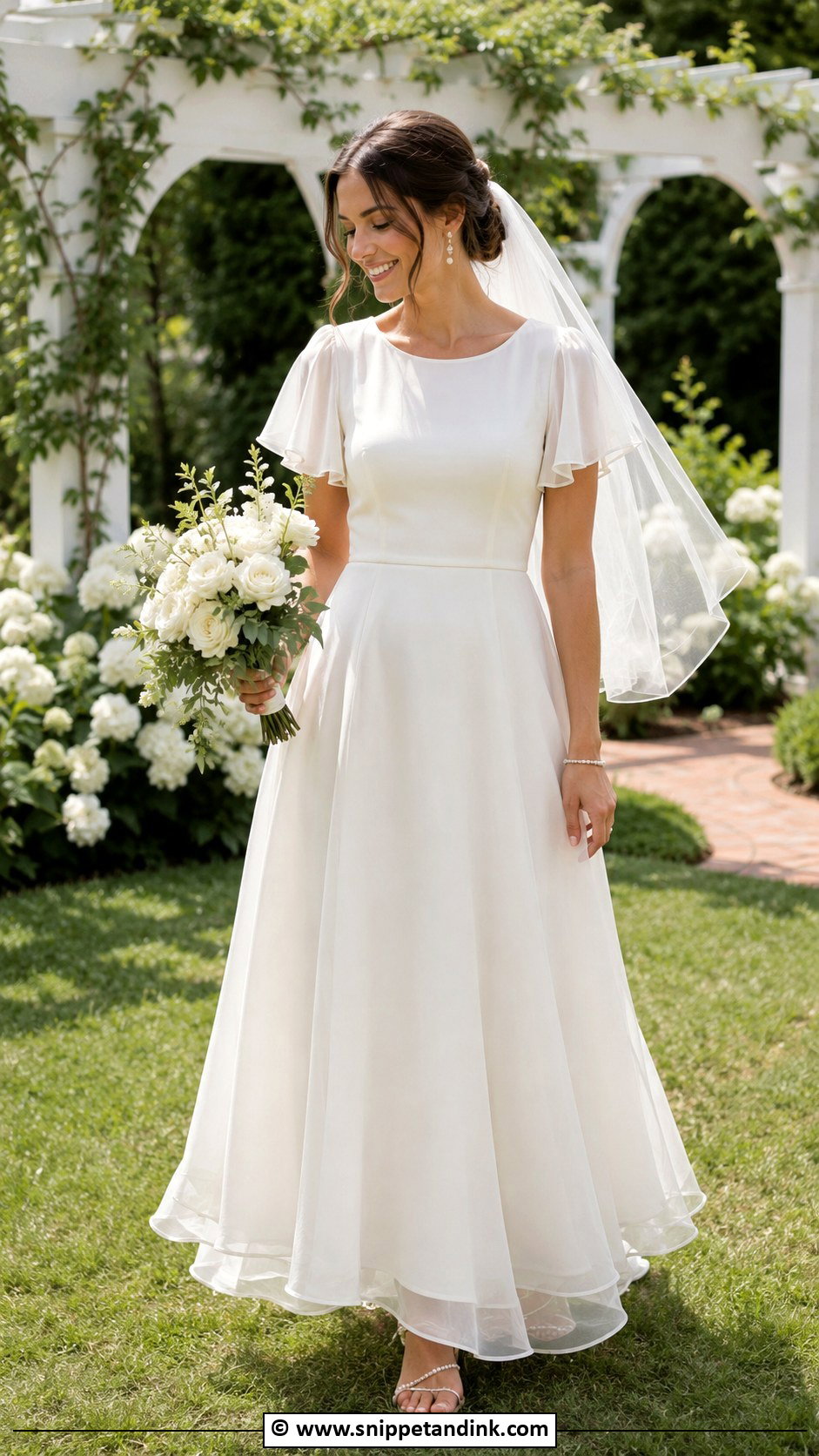 Modest Summer Wedding Dress - Snippet and Ink - 25 Elegant Modest Wedding Dresses
