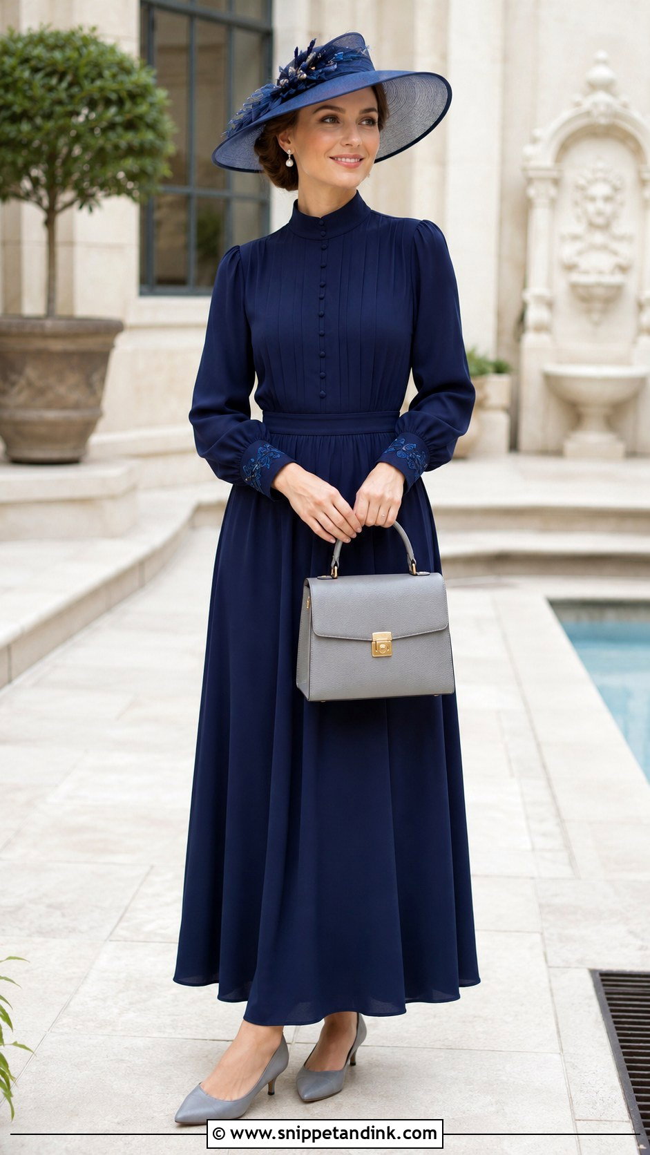 Modest Tea Gown Outfit - Snippet and Ink - 20 Tea Gown Ideas