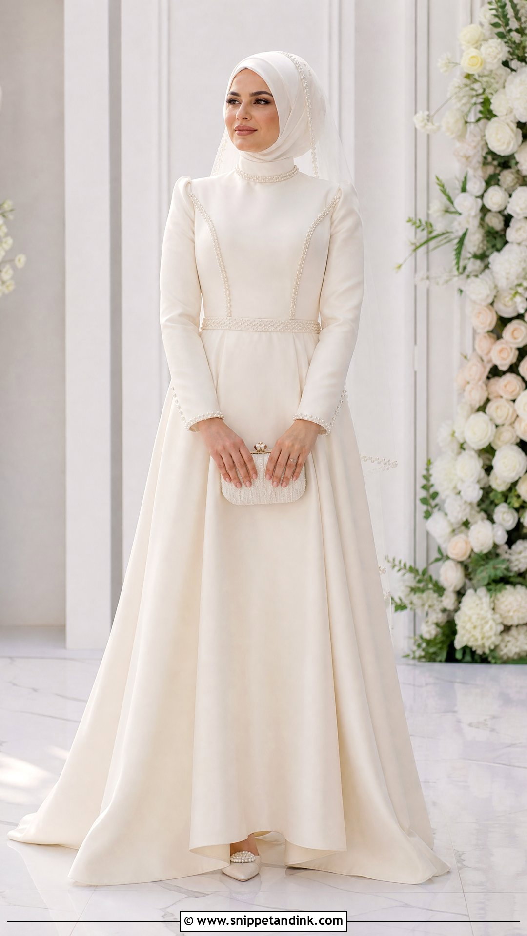 Modest Turkish Bridal Dress - Snippet and Ink - 25 Turkish Bridal Dresses