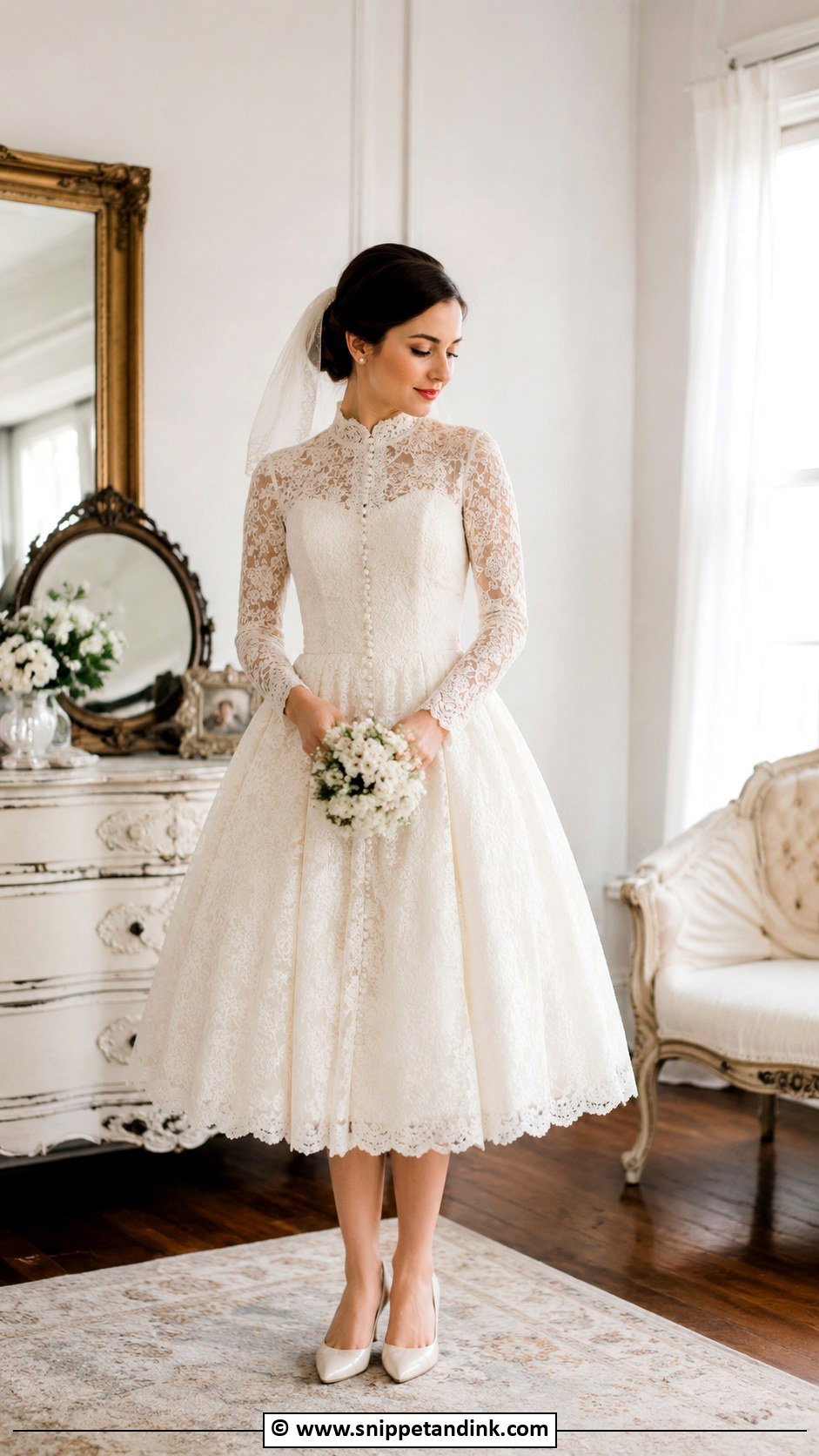 Modest Vintage Wedding Dress - Snippet and Ink - 30 Modest Wedding Dress Ideas