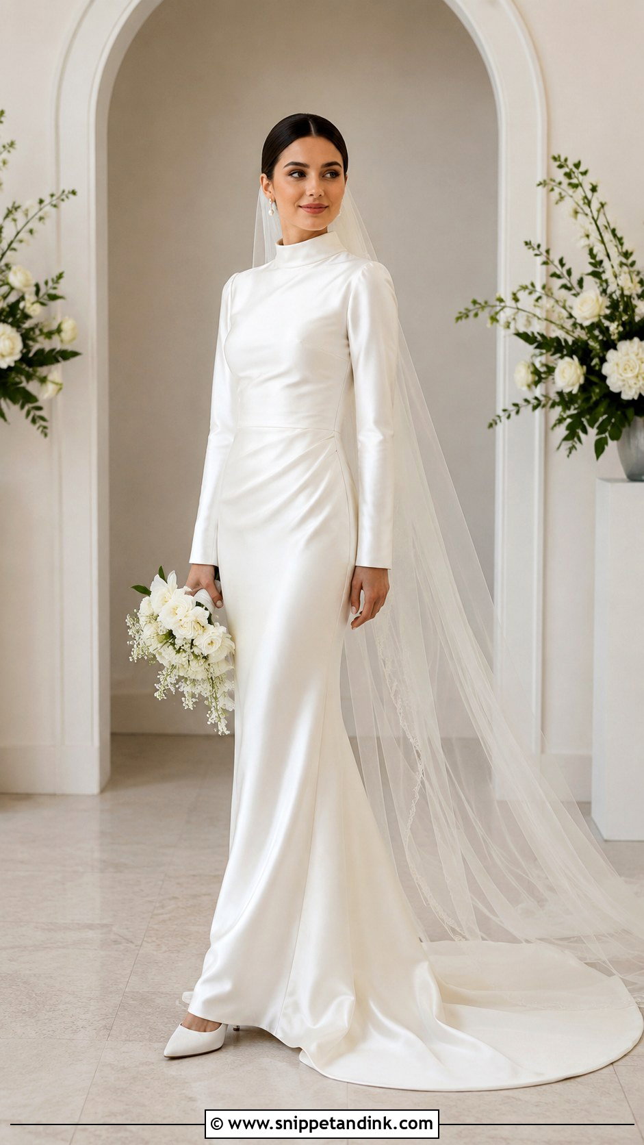 Modest Wedding Dress Outfit - Snippet and Ink - 25 Wedding Outfit for Bride Ideas