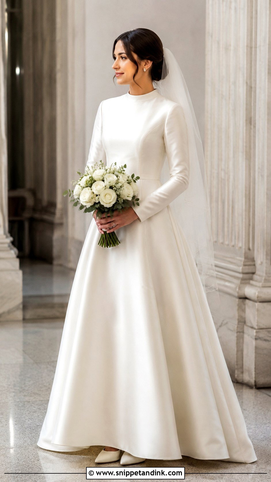Modest Wedding Dress With Long Sleeves - Snippet and Ink - 25 Wedding Dress with Long Sleeves