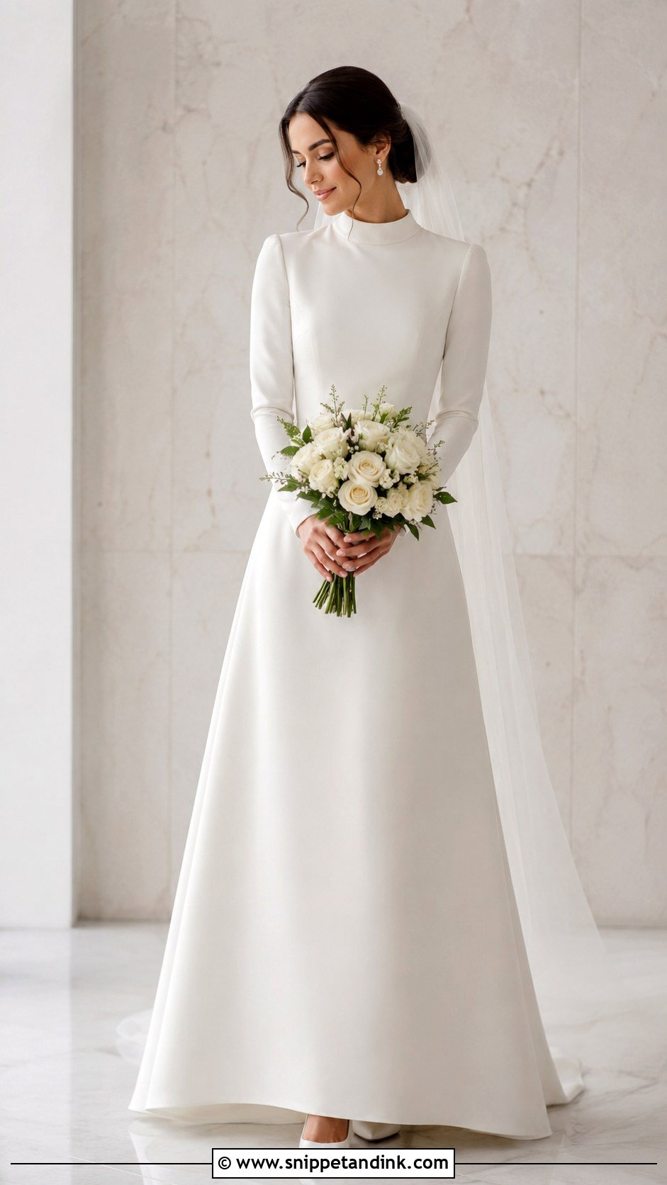 Modest Wedding Dress With Sleeves - Snippet and Ink - 30 Simple Wedding Dress with Sleeves