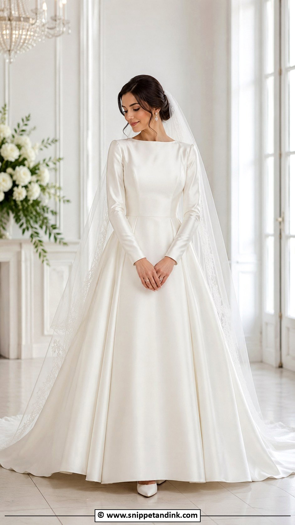 Modest Wedding Dress With Sleeves - Snippet and Ink - 35 Wedding Dress with Sleeves